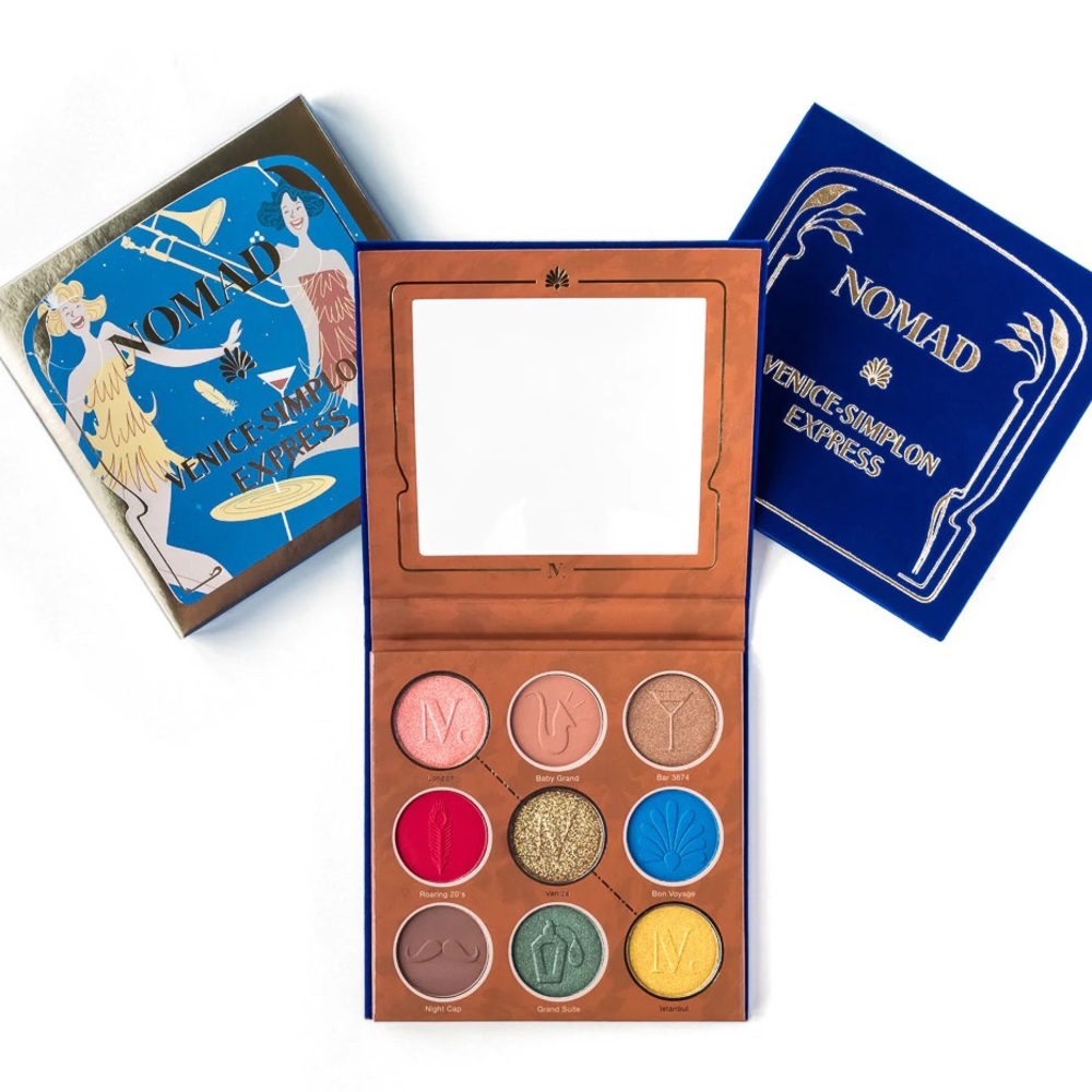 💗NOMAD COSMETICS Venice-Simplon Express Intense Eyeshadow Palette